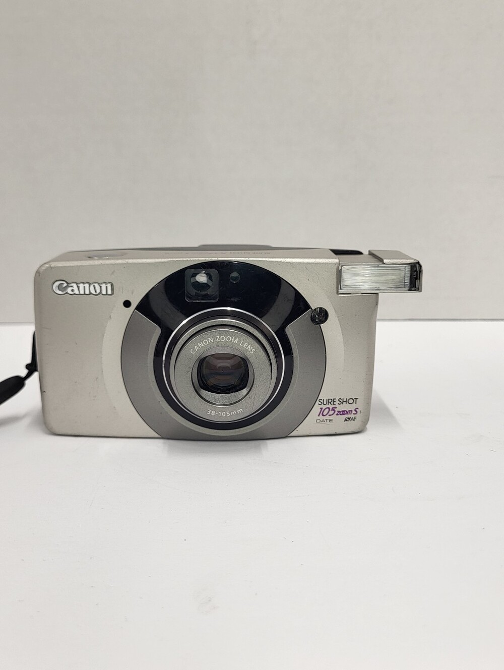 Canon Sure Shot 105 Zoom S Date 35mm Point & Shoot Film Camera Battery Tested